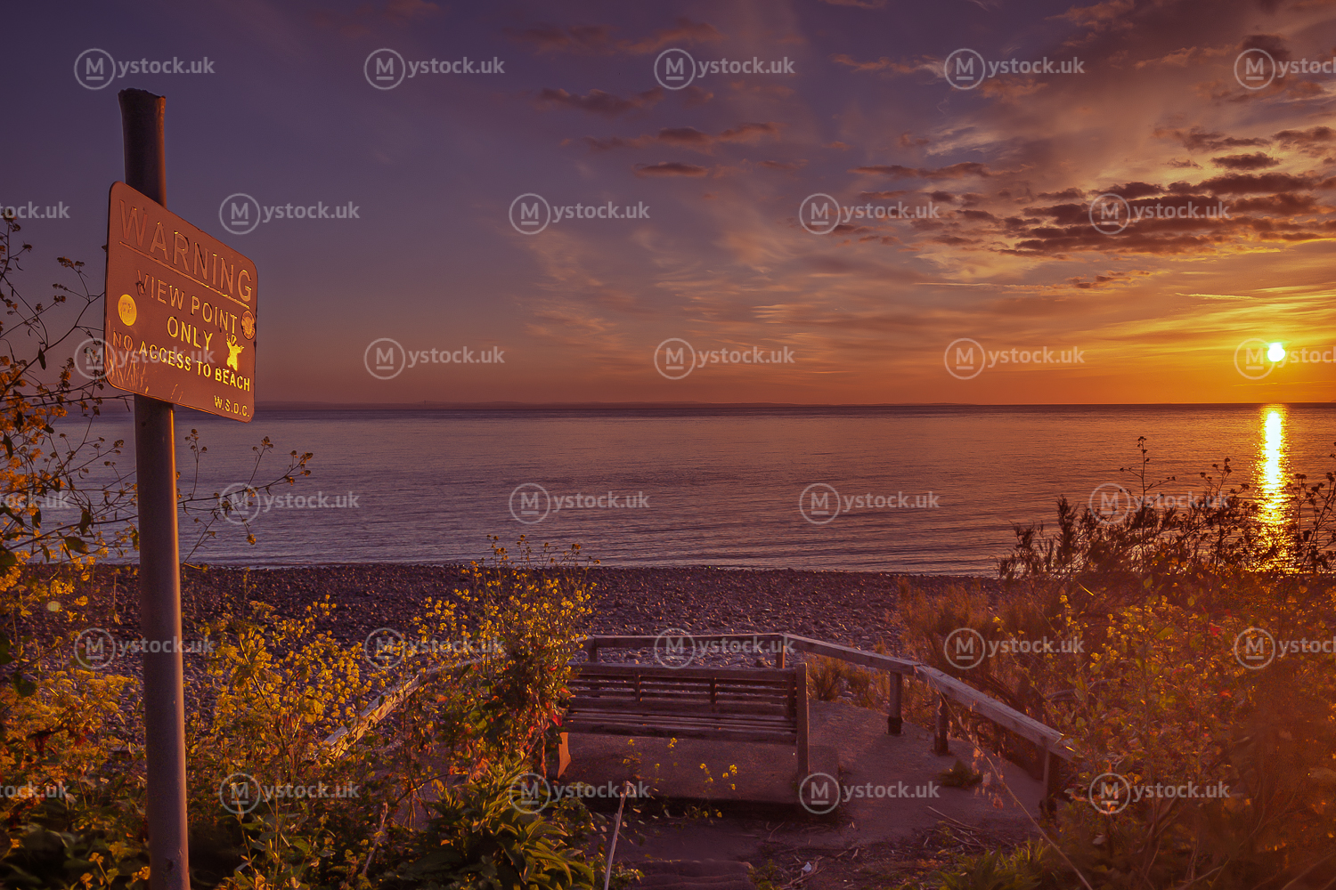A Bench for the Setting Sun