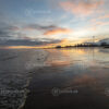 Sunrise Reflections on Minehead Beach