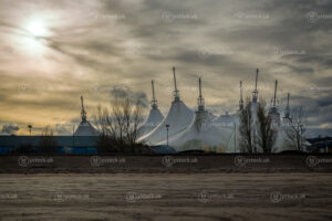 Winter Stillness: Sunrise Over Butlins Minehead