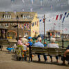 Harbour Seats in Summer Light