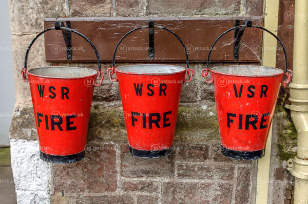 Ready for Fire. Dunster Station.