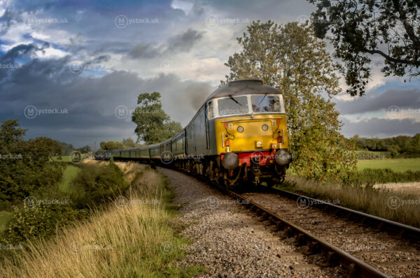 Class 47 on the West Somerset Railway