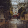 Montmartre Steps After Rain