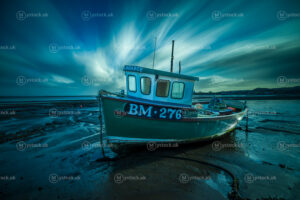 Low Tide, Working Boat, Minehead Harbour