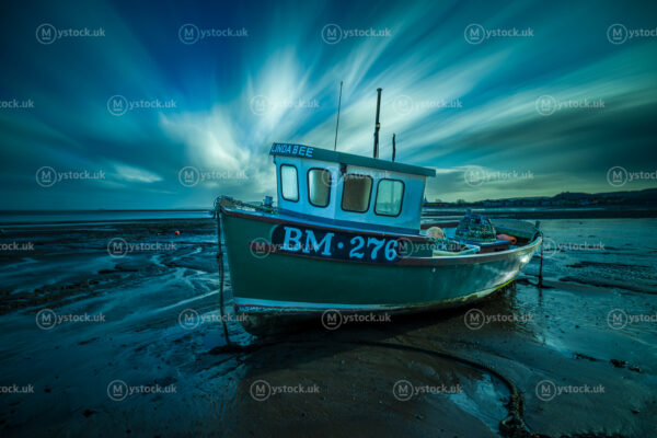 Low Tide, Working Boat, Minehead Harbour