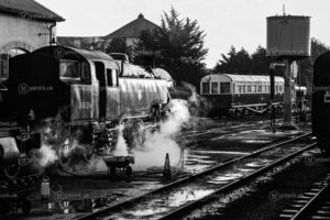 Raising Steam at Minehead