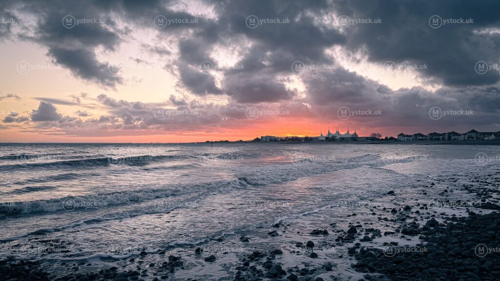 First Light over Minehead