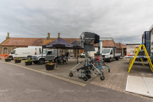 Film Crew Visit Minehead Station