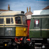 Diesel Duet at Minehead: Resting on the Rails