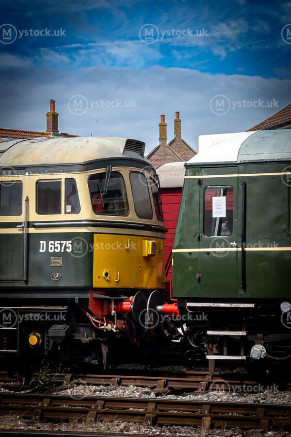 Diesel Duet at Minehead: Resting on the Rails