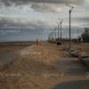 Sand covered Promenade at Dawn