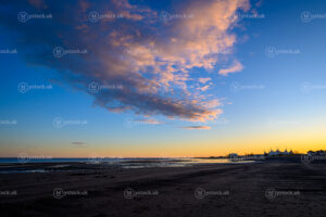 Sunset Over the Beach